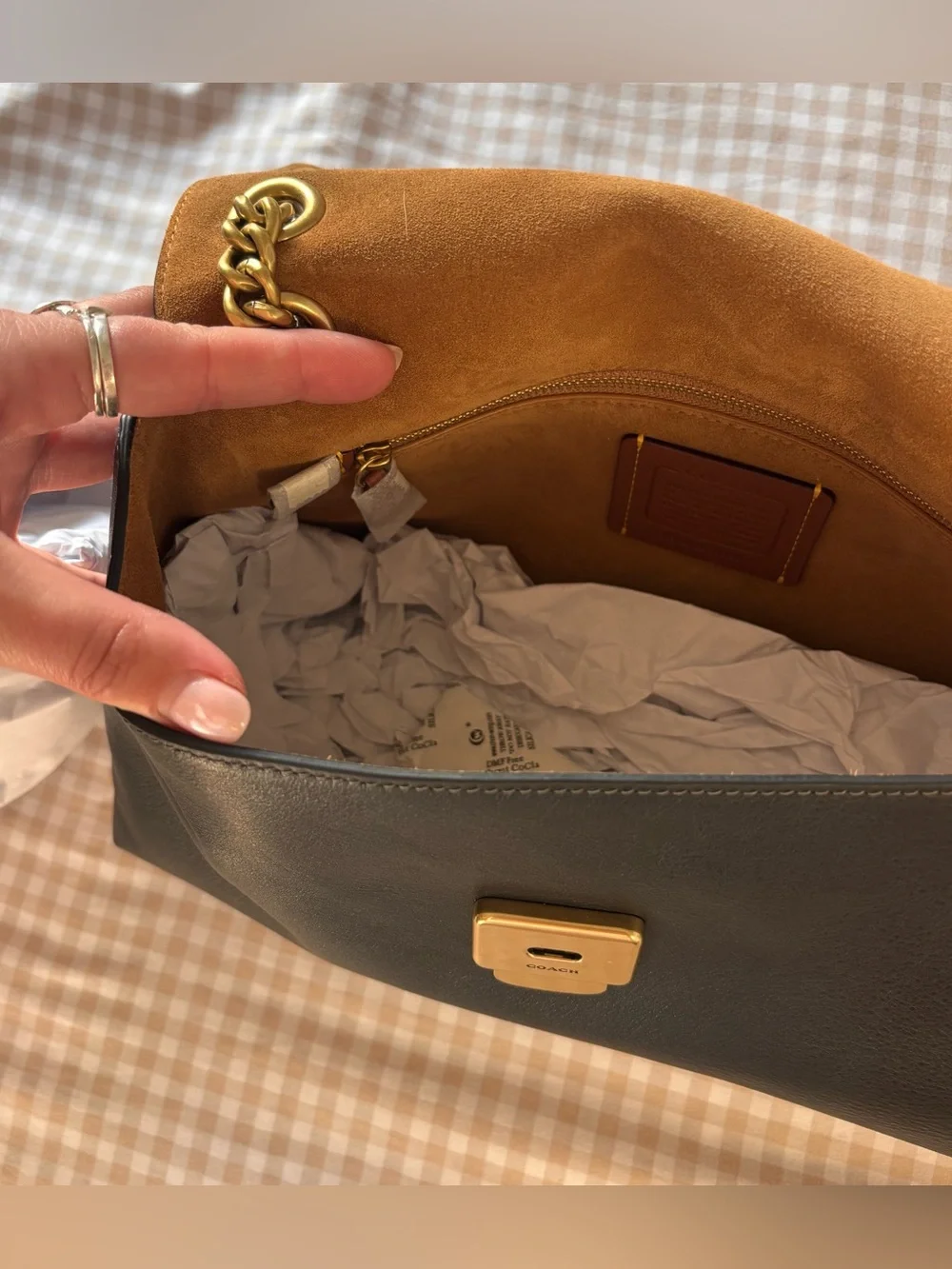 Coach Chelsea Shoulder Bag 30 With Chain